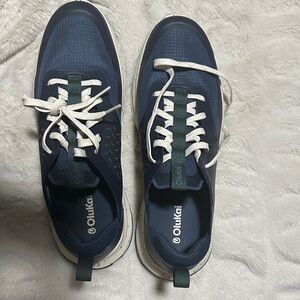 OluKai Men's Blue and White Sneakers